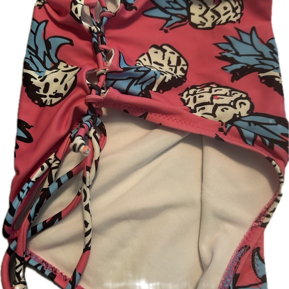 Retro Pineapple Bikini with High Waisted Bottoms - Picture 6 of 7